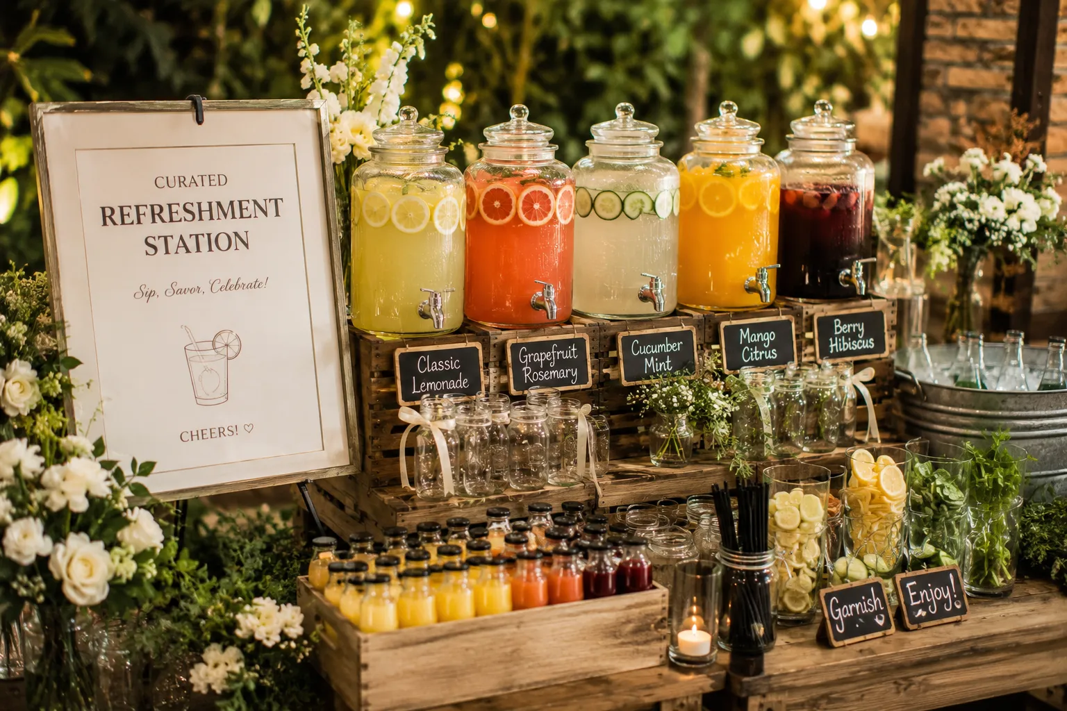 Curated Refreshment Station