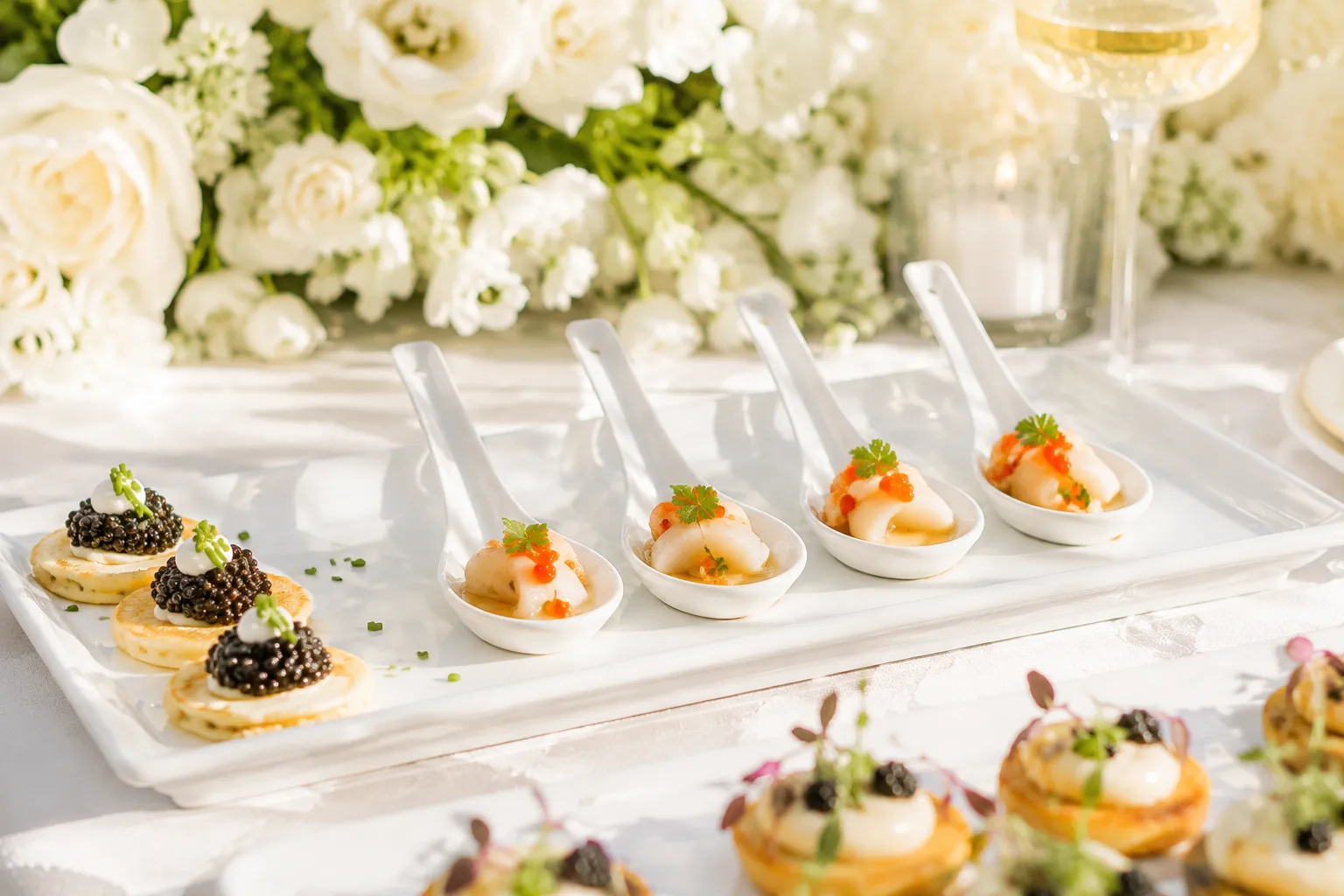 Cocktail event with hors d'oeuvres